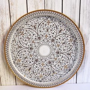 vintage tin tray | holiday cookie tray |